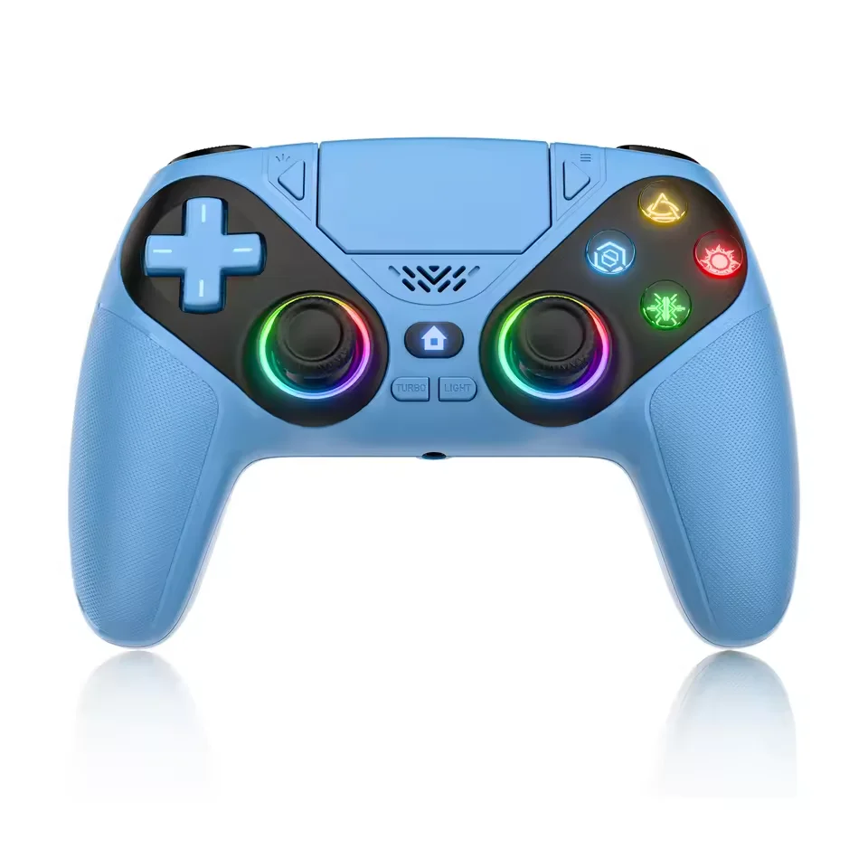 Draadloze accessoires voor Playstation 5 (PS5) controller, consolecontroller, Turbo Dual Sense vibratie, programmering, RGB-verlichting, gamepad