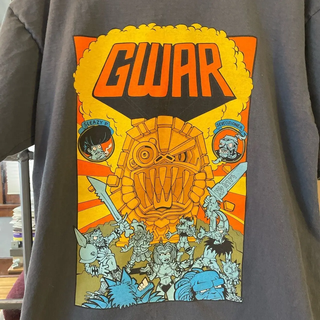 90s Gwar Gwarmagedoon Band T Shirt Black S 5XL LI690