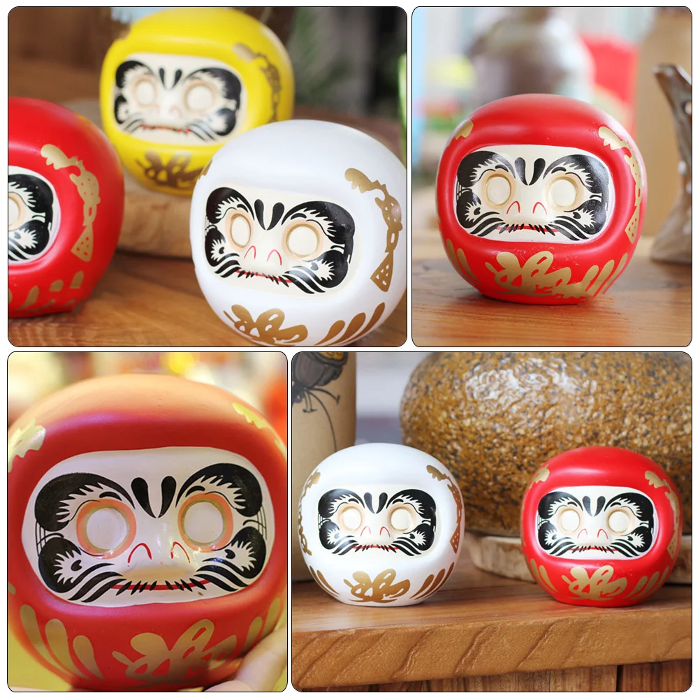 

Piggy Bank Japanese Daruma Decoration Statue Ceramic Small Lucky Cat s