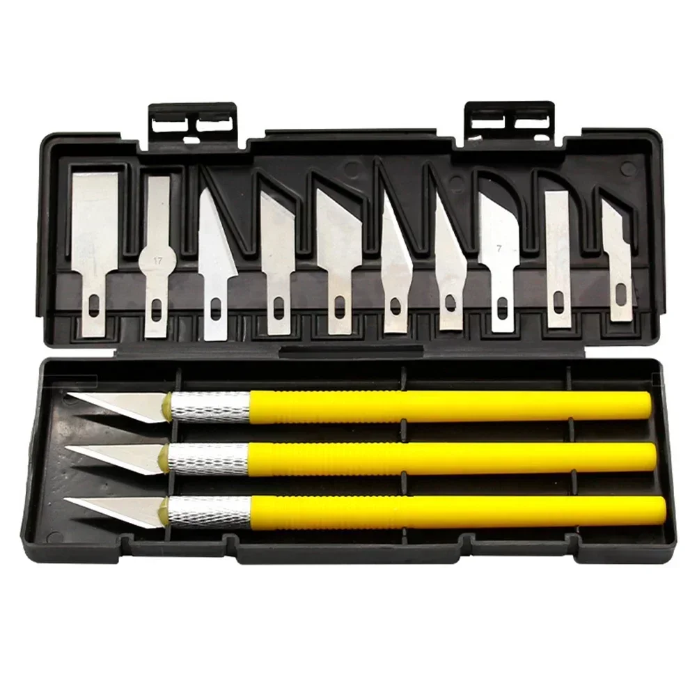 Engraving Carving Knife Set High Carbon Steel Scalpel Knife Tools Kit Polymer Clay Pen Knife Crafts Carving Cutter Repair Tools