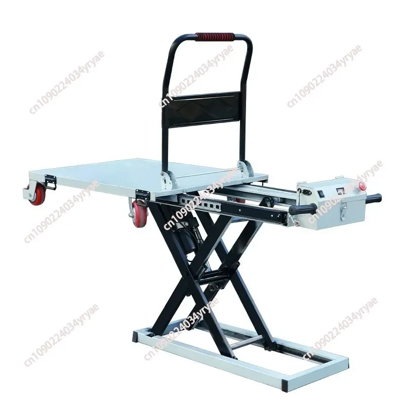 

Electric lifting platform scissor lift hydraulic cargo trolley flatbed truck truck loading and unloading truck