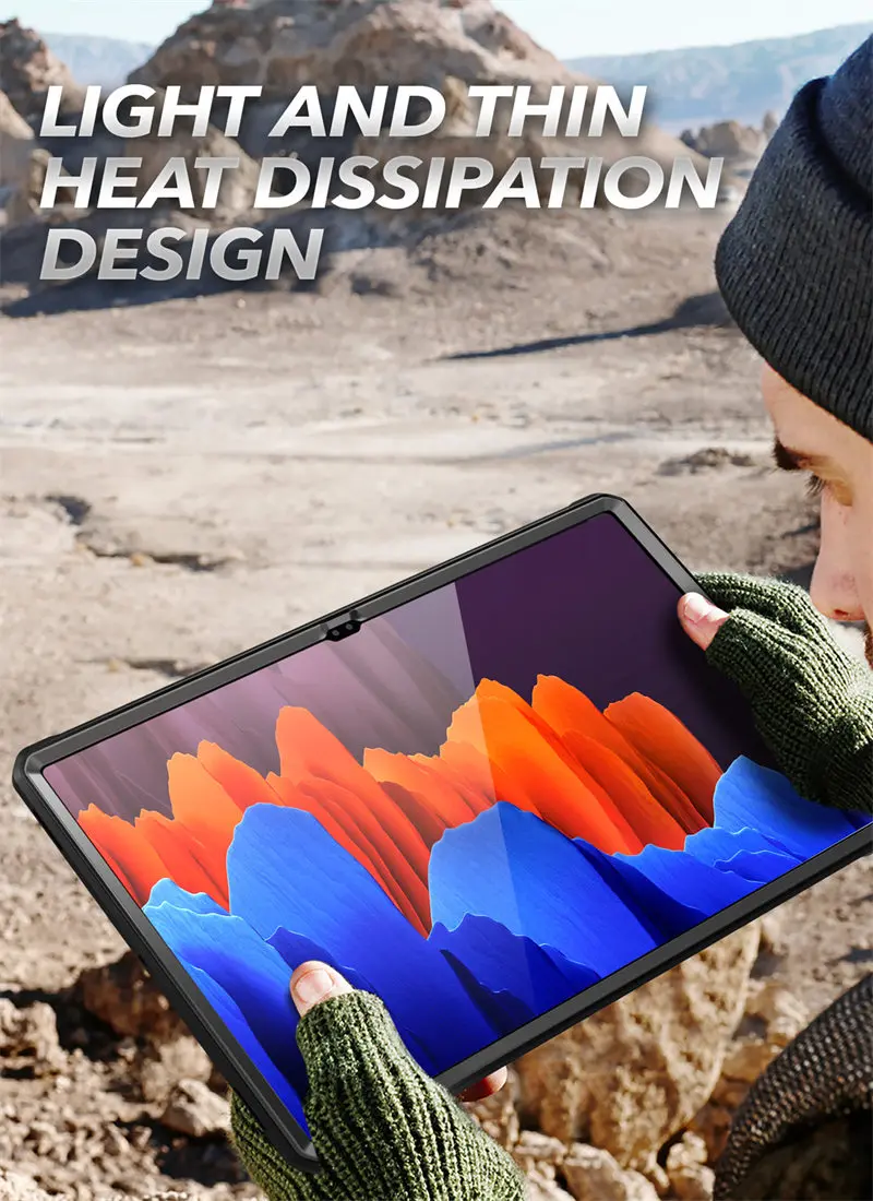 For Samsung Galaxy Tab S9 Ultra / Tab S8 Ultra Case (2022/2023) SUPCASE UB Pro with Built-in Screen Protector