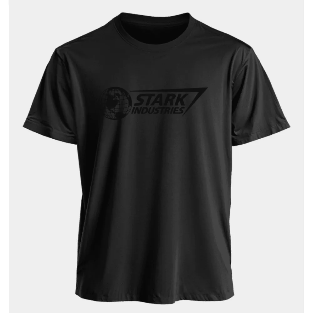 S-5XL Men's T-shirts Iron Man Stark Industries Summer American Spring and Autumn Oversized Sporty Short-sleeved view 5