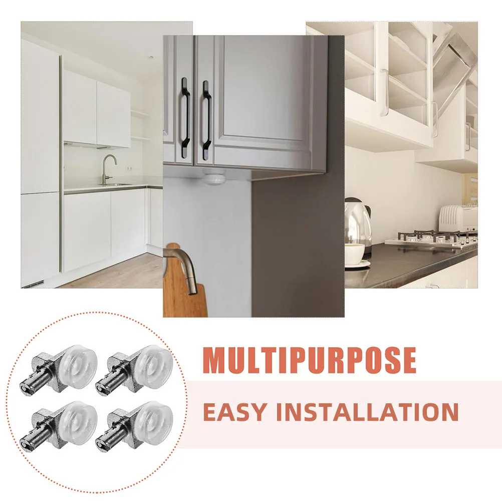 20 قطعة دبابيس الرف واضحة تصميم قوس على شكل حرف L أقصى استخدام مساحة للخزائن المنظمة أوتاد دبابيس الرف #5