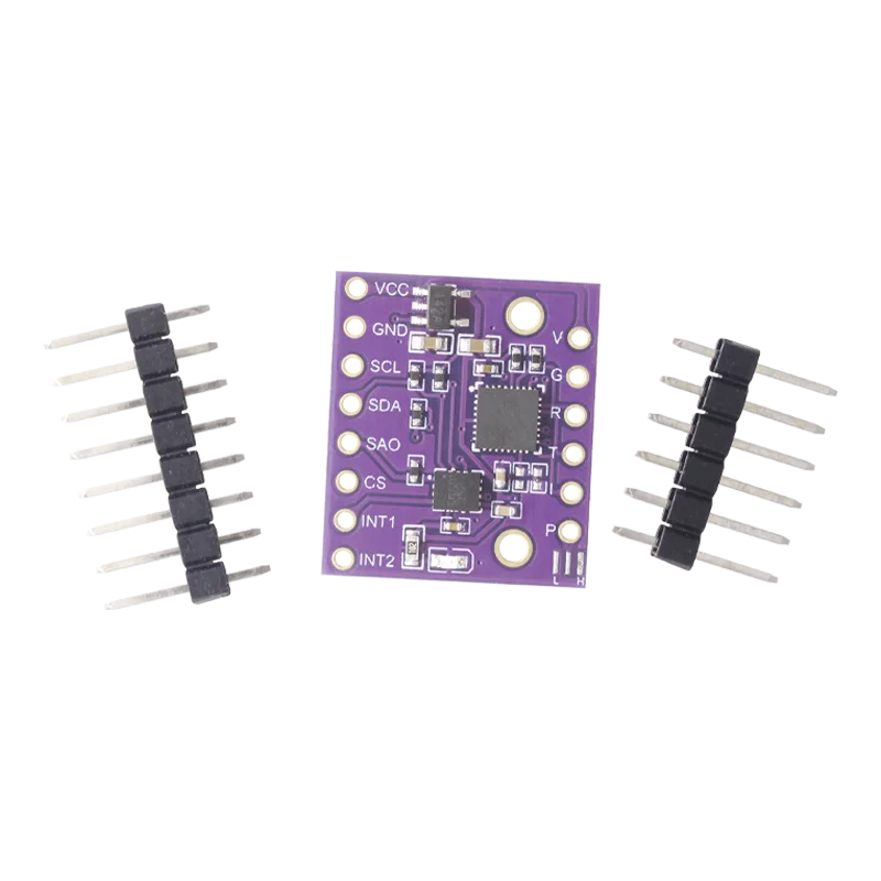 LSM6DSV16X/ICM-42688 6‑Axis IMU Module – 3‑Axis Accelerometer & Gyroscope with Embedded AI, Supports Windows, Compatible with RO