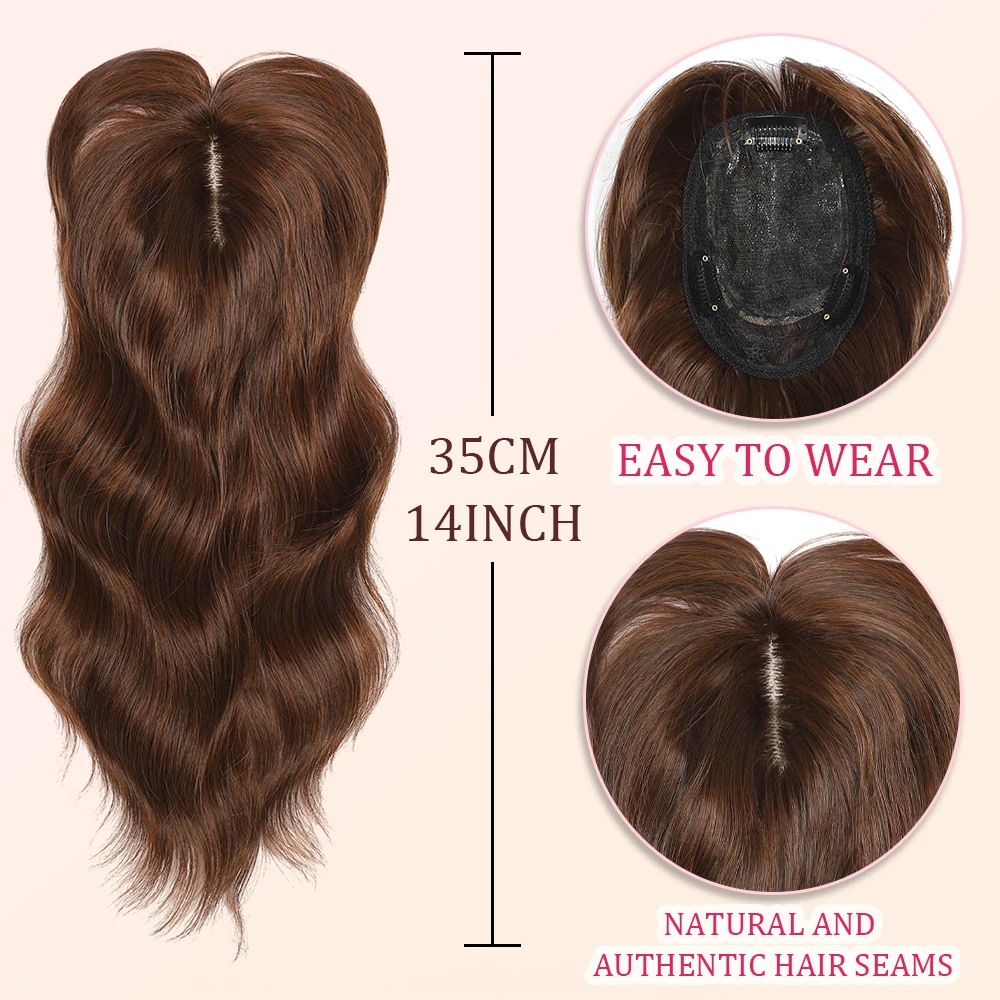 الشعر الاصطناعية الانفجارات ثلاثية الأبعاد غير مرئية سلس رئيس الشعر تموج الماء الشعر الانفجارات الهوائية رئيس العلوي الألياف الطبيعية 3 كليب في هيربيسي #4