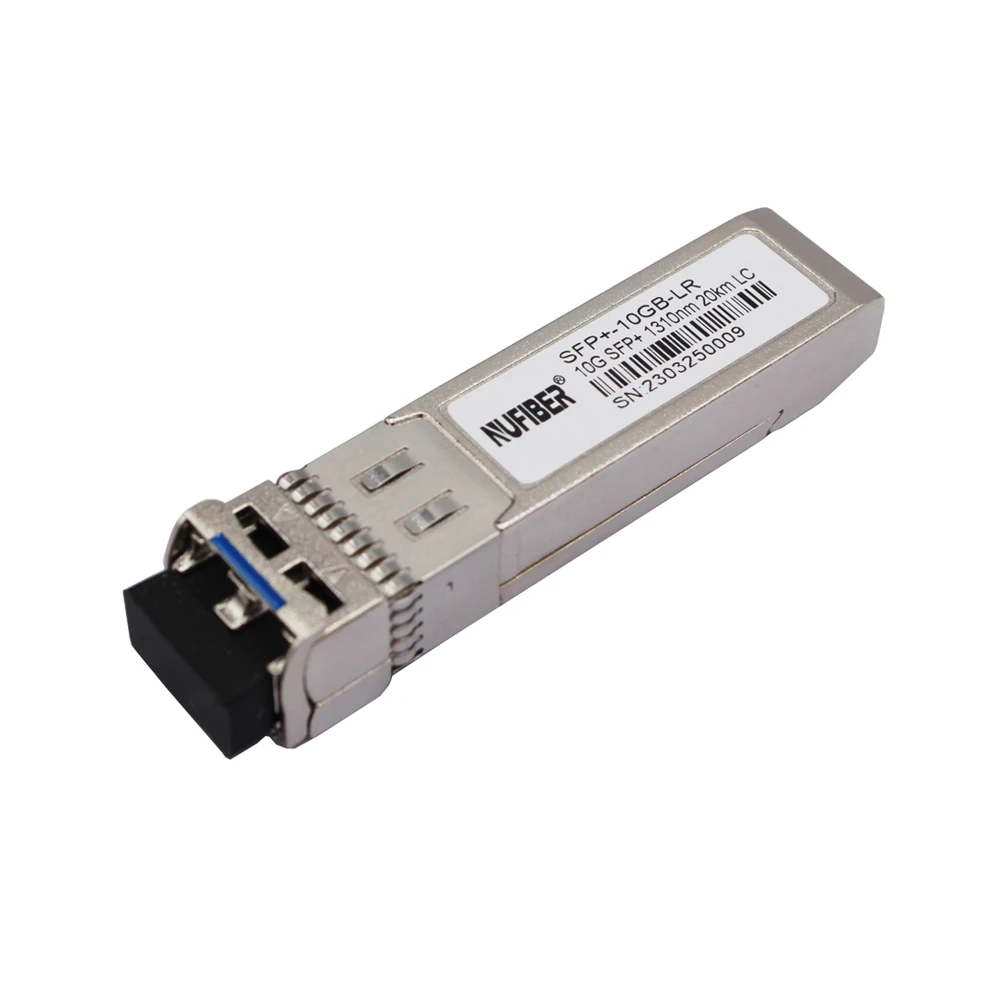 Módulo de fibra LC dúplex SFP + 10 Gb/s 20KM, módulo transceptor de conector SM 1310nm para centro de datos, transceptor Optique personalizable