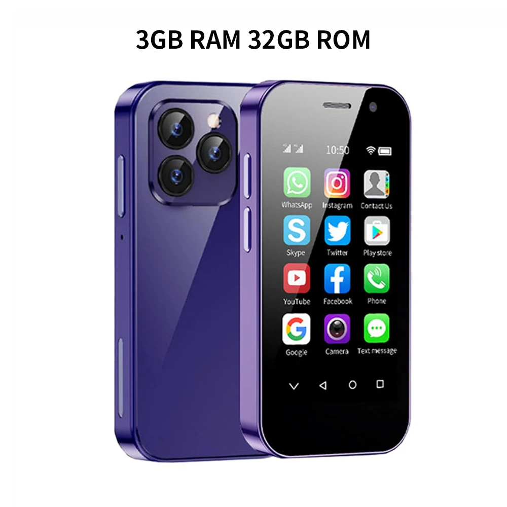 SOYES XS14 Pro Super Mini Mobile Phone 4G LTE 3GB 64GB Android 9.0