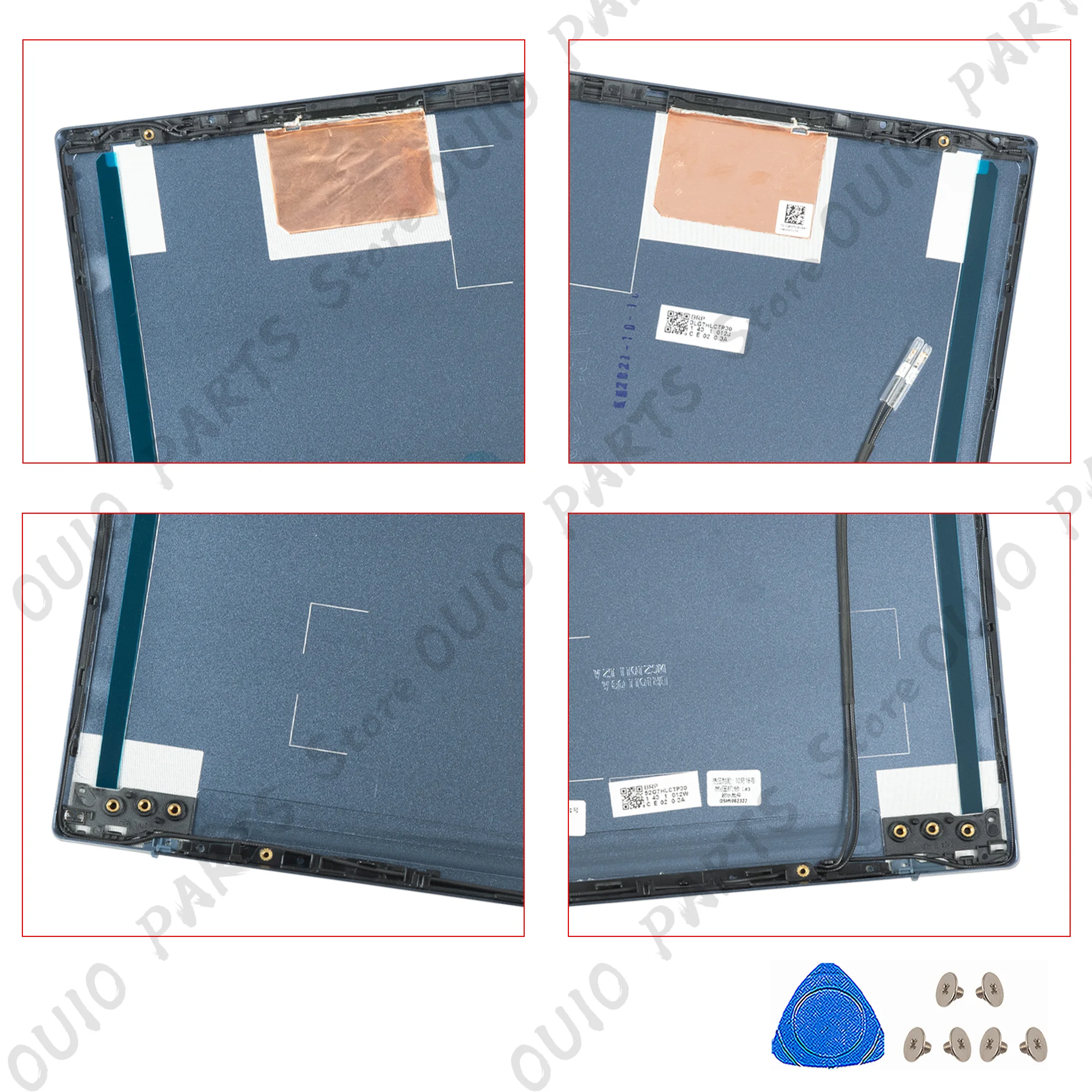 

Новинка для Pavilion 15-EH 15-EG 15Z-EH TPN-Q245 Q246, задняя крышка ЖК-дисплея, передняя панель, петли, задняя крышка, верхний корпус, синий