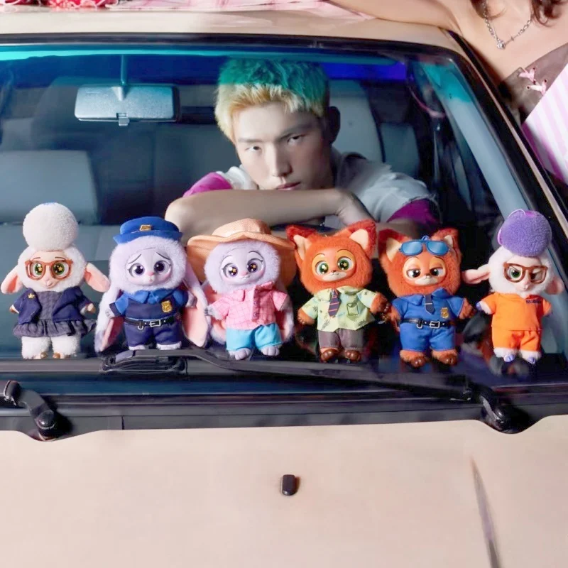 正規品公式MINISO ズートピア ブラインドボックス ジュディ・ニック エナメル ブラインドボックス THE MOVIE REVO SERIES ズートピア BY ジュディ・ホップ アクションフィギュア