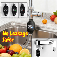 Black Bathroom Led Display Home Water Shower Thermometer Water Accurate Temperature Measurement Smart Meter Bathroom Equipment