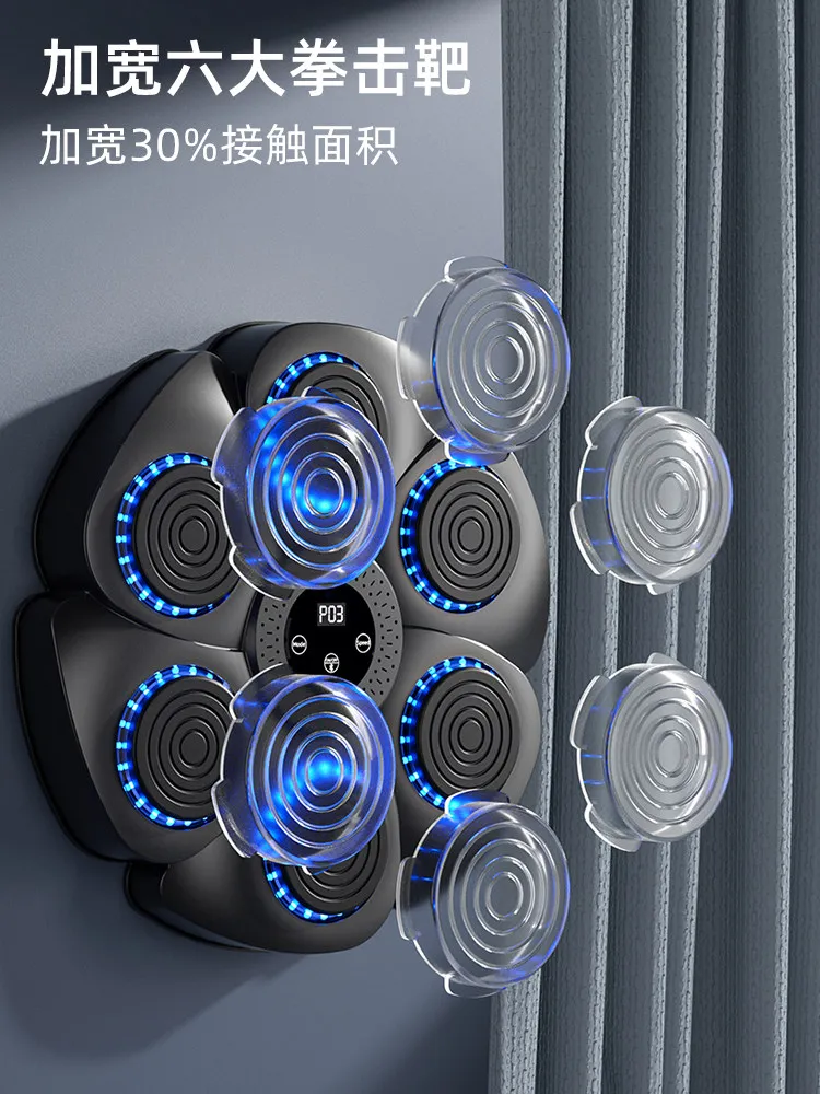 Music Boxing Machine Boxing Wall Target Home Trainer Sandbag Boxing Children Boys Birthday Gifts Indoor Sports