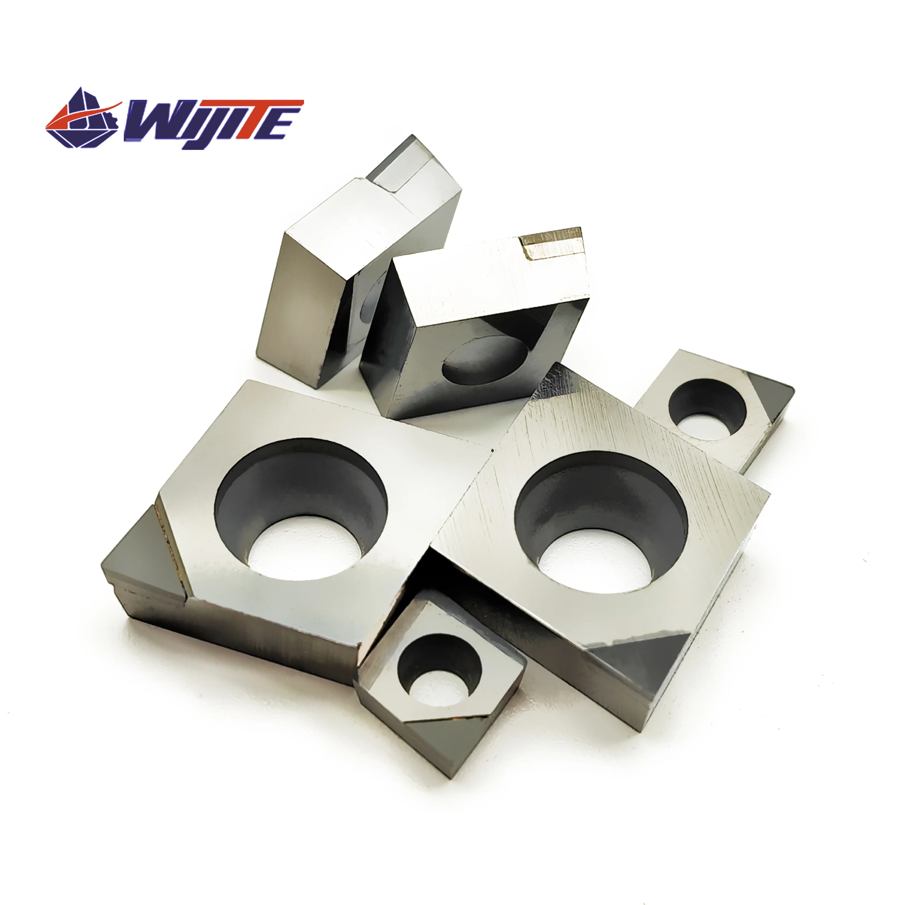 Imagem -02 - Máquinas-ferramentas Cnc Pcd Cbn Usadas para Torneamento de Lâminas de Cobre Alumínio e Outras Peças Não Metalúrgicas Ccmt Ccmt06 Ccmt09 Ccmt12