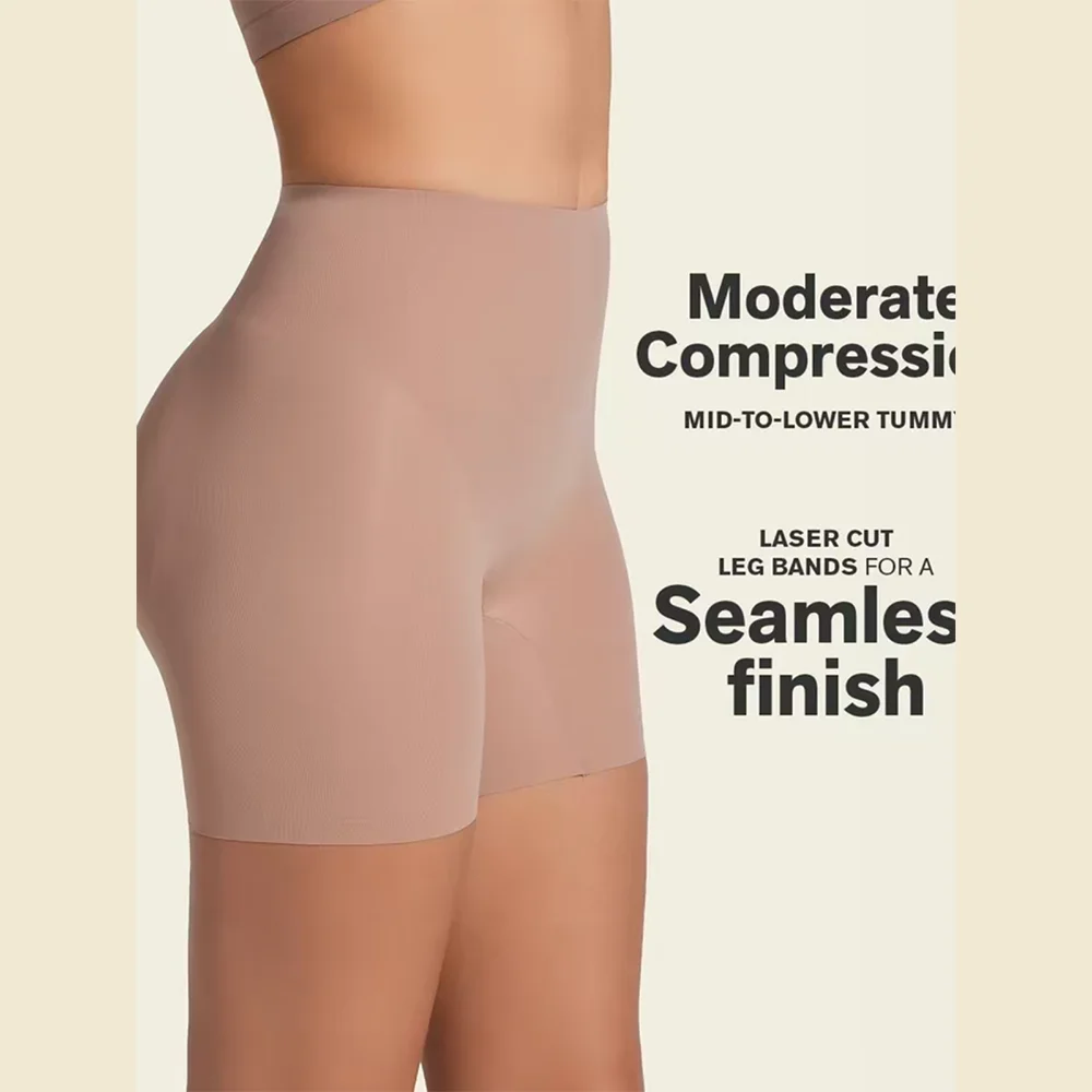 1. Removable Butt Pads Hip Enhancer Shapewear Shorts Seamless High Waist Tummy Control Body Shaper Short For Natural
