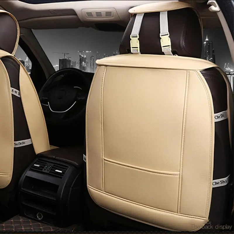 Auto Seat Cushion Leather Seat Cover Car Seat Protector Cushion seat Car Front Seats Covers luxury car seat Cape 5 seats