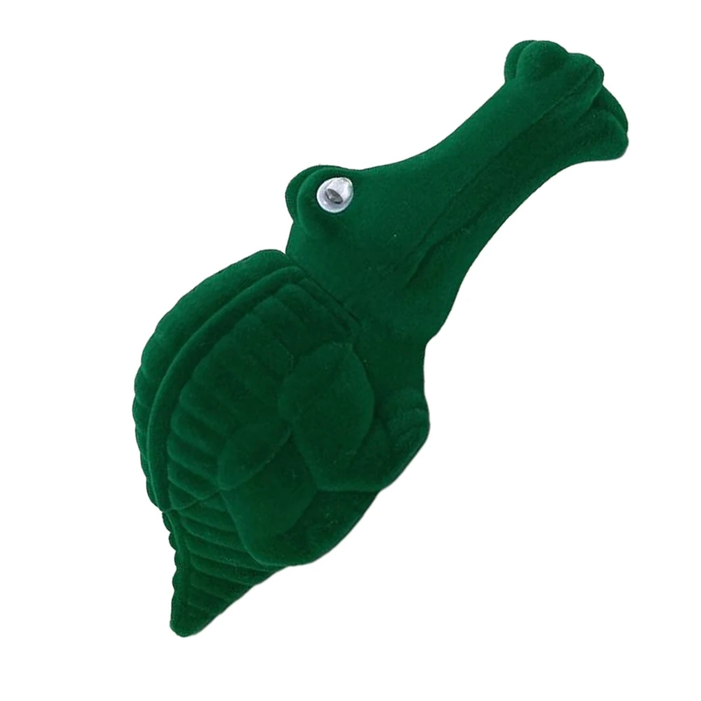 

Alligator Jewelry Box Cute Rings Holder Earrings Case Unique Design Safe Material Sturdy Useful Small Compact Women