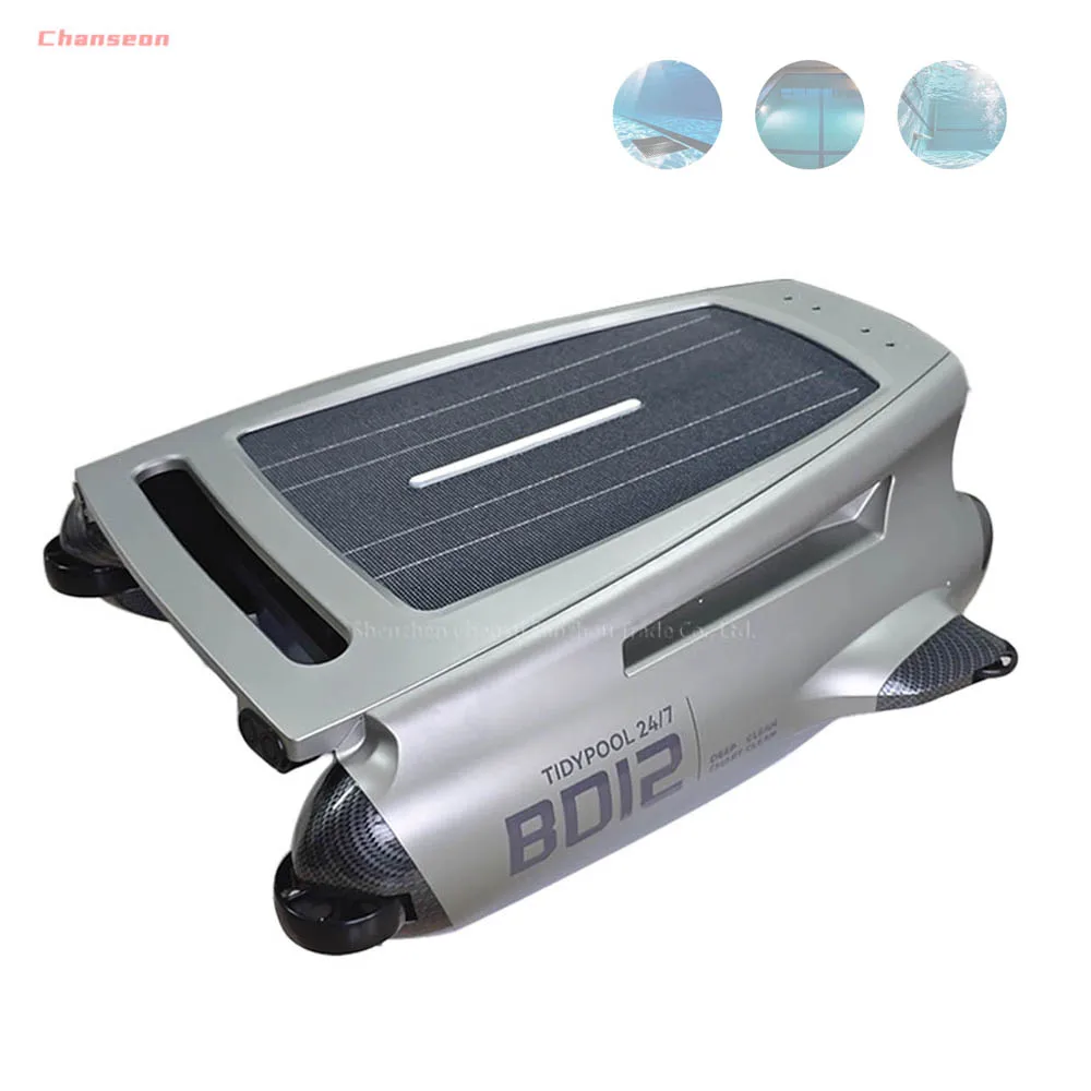 Automatic Cordless Wireless Robot  Swimming Pool Cleaning Robot  Pool Tools Remote Control Swimming Pool Surface Cleaner