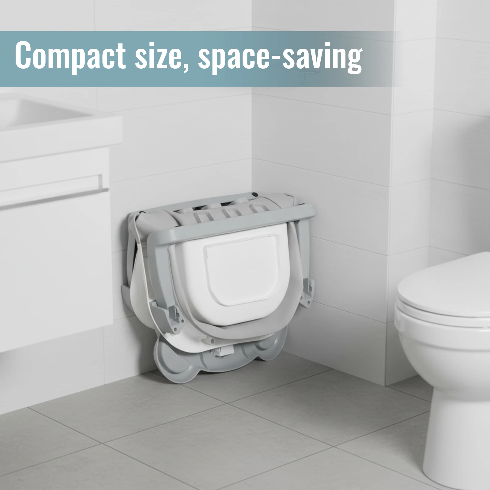 Bañera plegable para bebés con sensor de temperatura inteligente en tiempo real y tapete de baño suave, bañera portátil plegable para recién nacidos de 0 a 36 meses, lavabo antideslizante y estable para bebés, para viajes, material seguro sin BPA, artículos esenciales para la guardería
