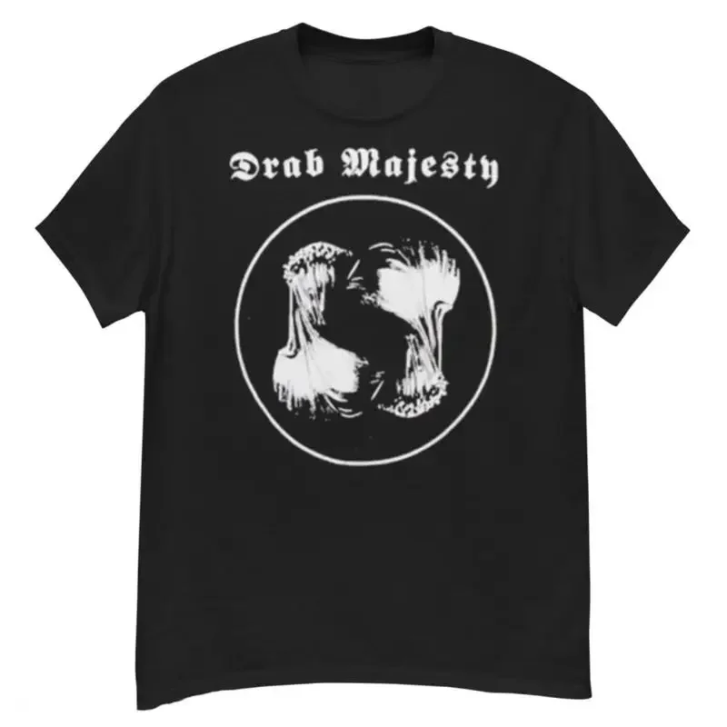 Vtg Drab Majesty The Silent Ones 2 t-shirt en coton noir toutes tailles