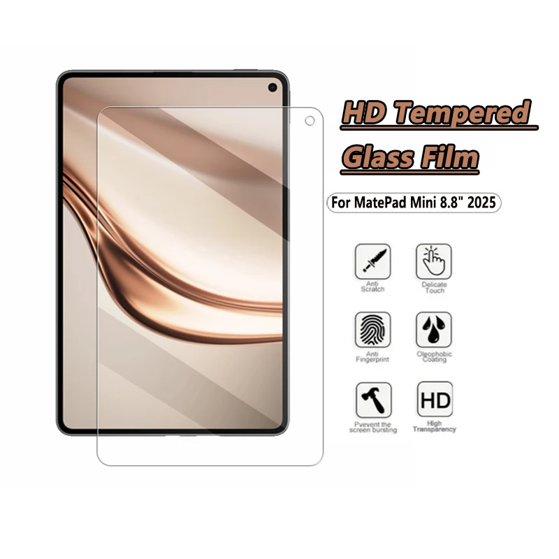 

2 шт. для Huawei MatePad Mini 8,8 дюйма 2025 HD пленка из закаленного стекла MLR-AL00/MLR-AL10 8,8 "защитная пленка для экрана планшета против царапин