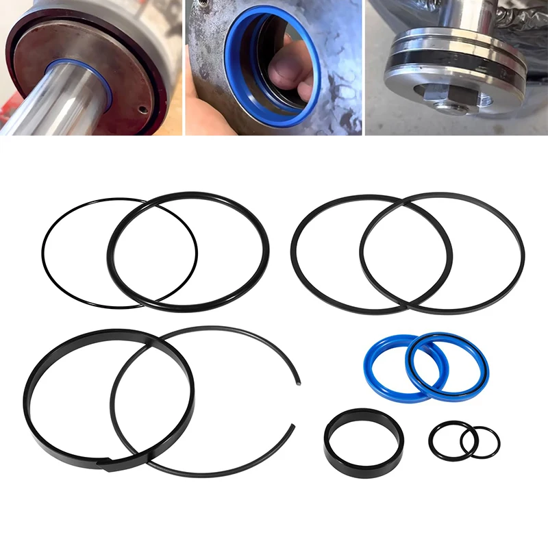 

Replace for Hydraulic Log Splitter Cylinder Rebuild Seal Kit, Fit for 4.5" Bore x 1.75" Rod Cylinder(Pack of 11)