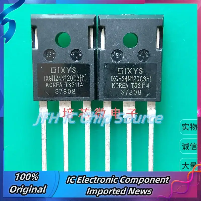 10PCS  IXGH24N120C3H1  IGBT TO-247 1200V 48A  Best Quality