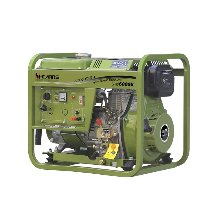 5KW air-cooled die·sel engine self running generator