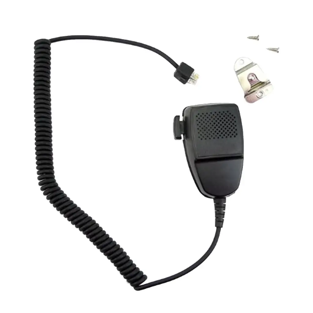 Radio Handheld Speaker Microphone Built-in PTT Mic Wireless Microphone for Compatible Model HMN3413 Two-way