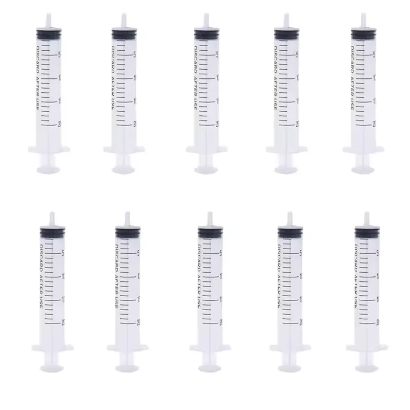 20ml Kunststoffspritze ohne Nadel, einzeln für industrielle Dosierung von Nährstoffen, Hydroponik, Gesundheit, 20ml Klebstoff, Tierfütterungswerkzeuge
