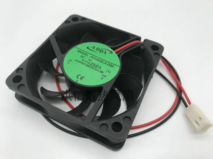 Freight free original Dahua 4/8/16 channel hard disk recorder fan 5V0.21A6cmAD0605LX-D90 monitoring side fan