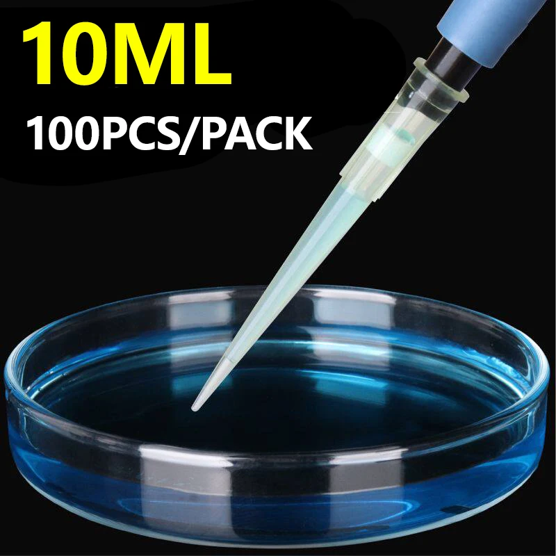 

100 pieces/pack pipette tips 10ml filter-free pipette tip with filter core disposable bag