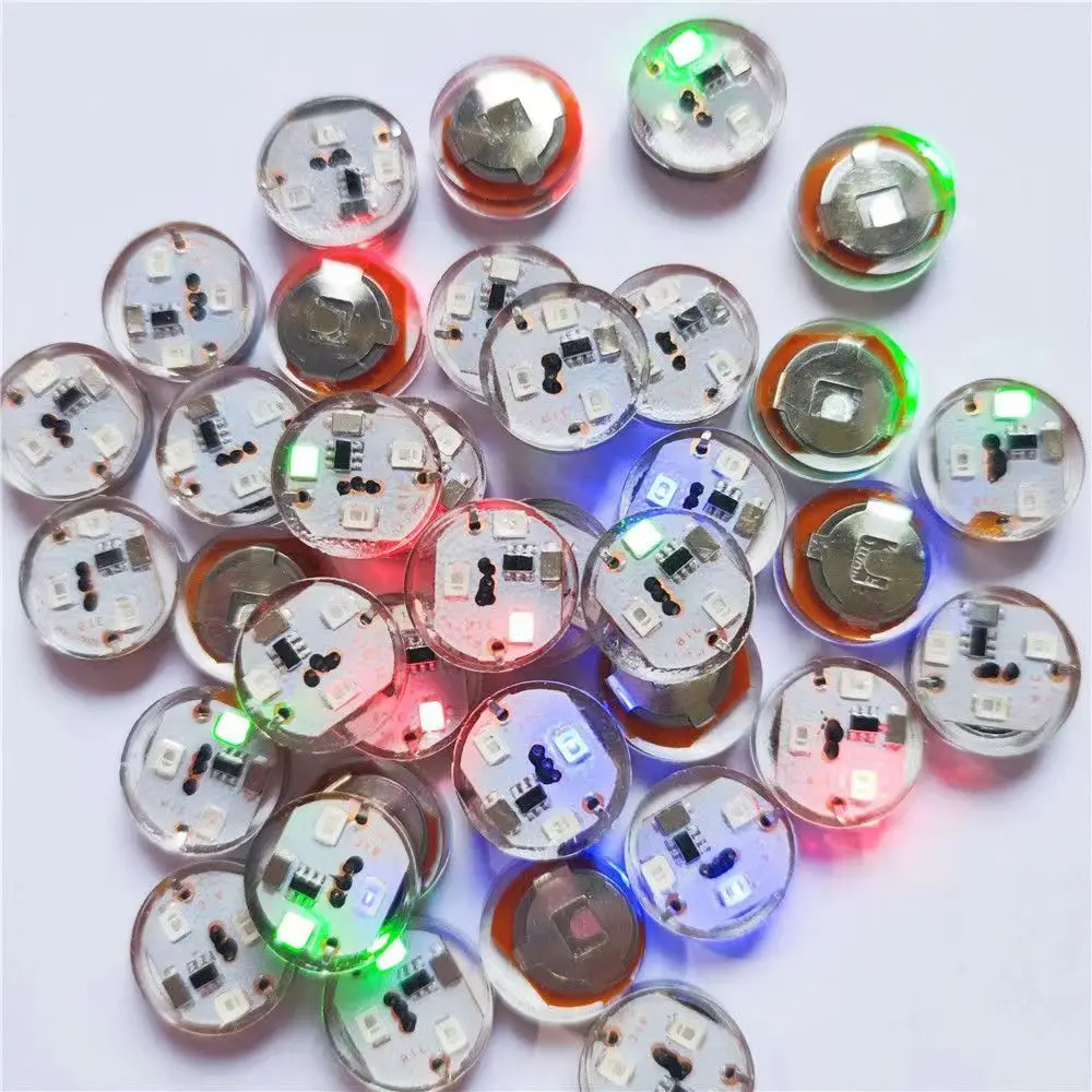 

25 pcs/lot LED Shoes light bag lights blingking flashing lights schoolbag lamp Colors changing glowing children shoes lamps