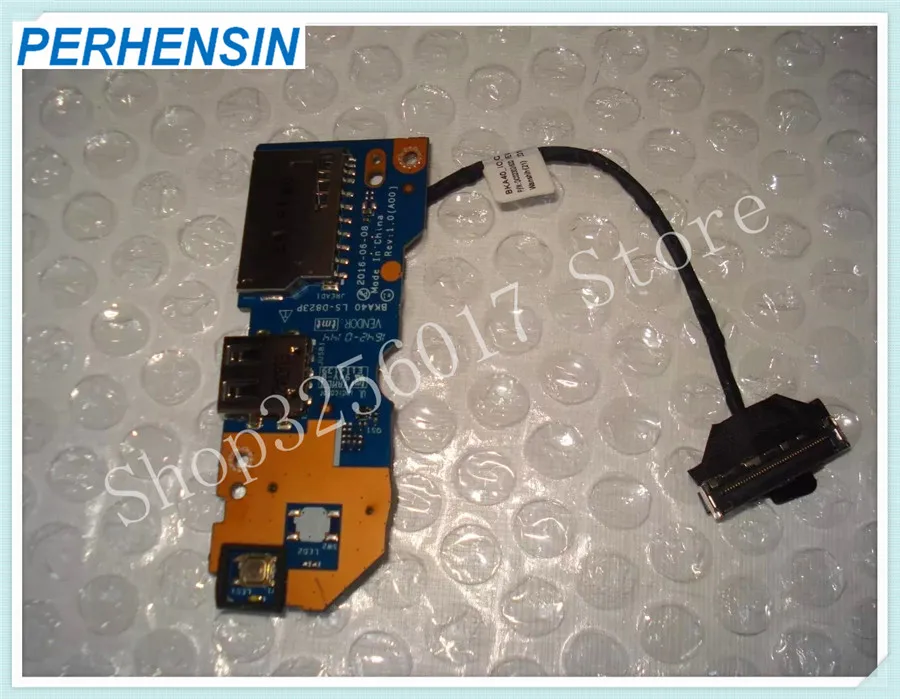 Б/у плата питания Botton IO USB плата для DELL Inspiron 15 7560 6KTG3 06KTG3 LS-D823P