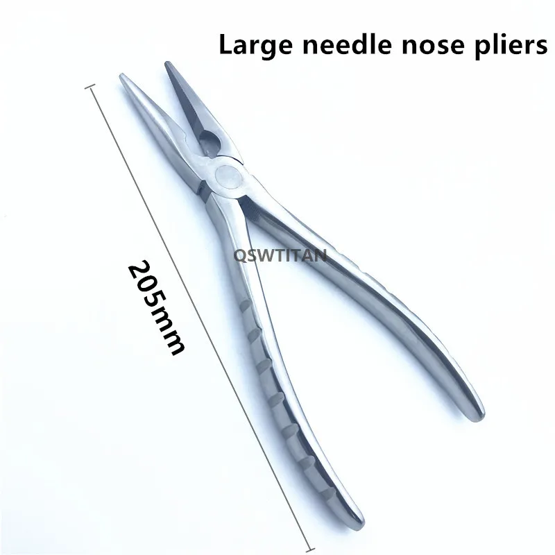 Large/Samll Orthopedics Nice Flat Nose Pliers With Serrated Jaws Veterinary orthopedics instruments