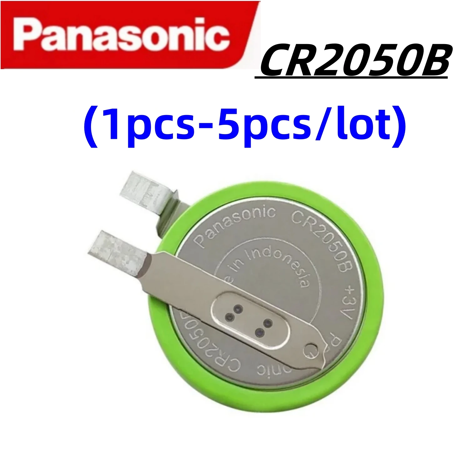 Panasonic Tire Pressure Monitoring Built-in Sensor Battery CR2050B High Temperature and Low Temperature 3V with Foot Button