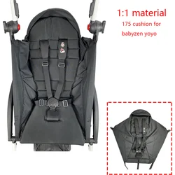 Bebê Carrinho Almofada Assento, Pano De Linho, Material Original, Babyzen Yoyo2, 175 Graus, Acessórios