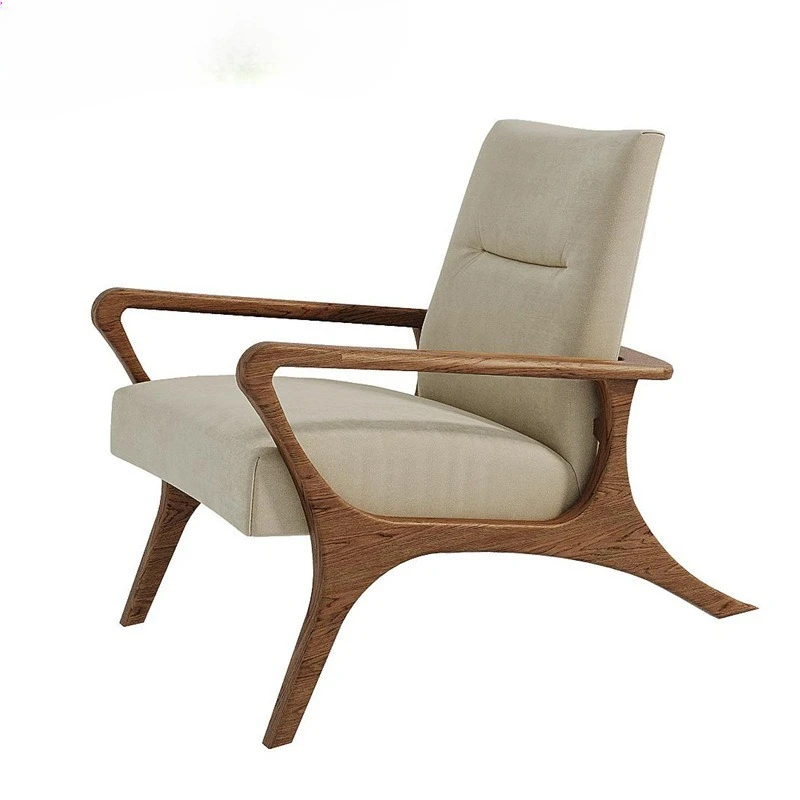 

Cafe lounge chair, high-density sponge soft bag back chair negotiation chair