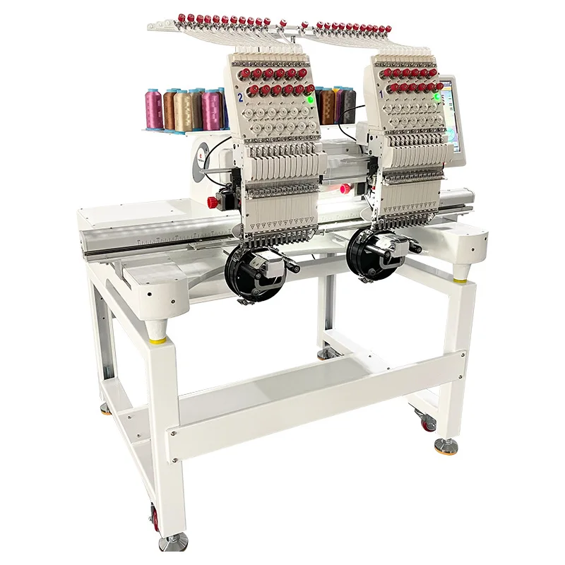 Intelligent control of a single head for the cheapest fully automatic small hat plat garmnt Mini embroidery machine