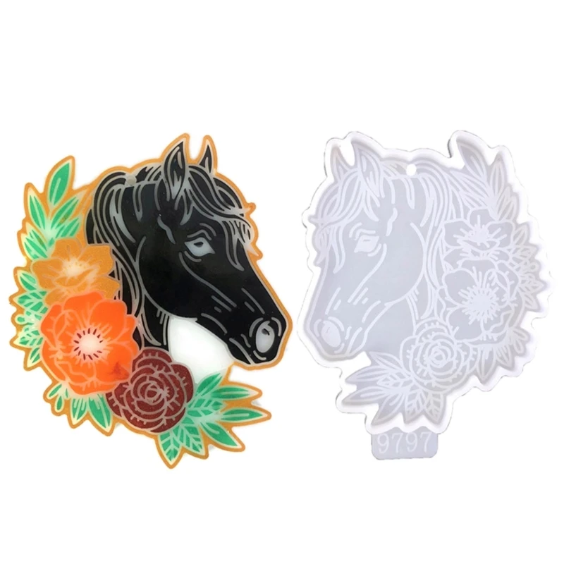 Exquisite Horse Decoration Creating Silicone Mold Durable Silicone Mold for Customized Crafts Office Decoration