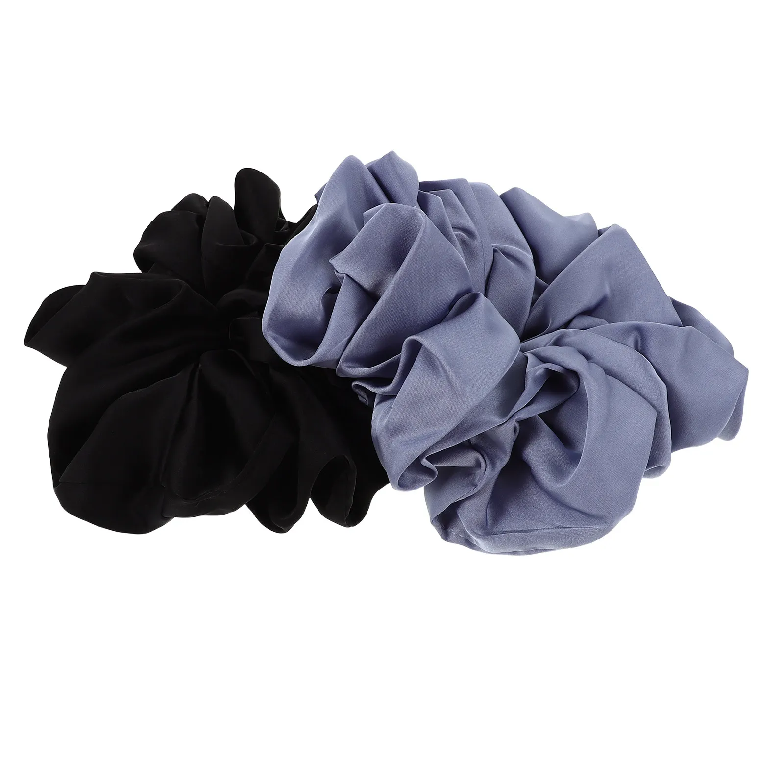 

2Pcs Large Fabric Hair Scrunchies Oversized French Ballet Jumbo Ponytail Holders Soft Elastic Hair Bands for Women Girls Party