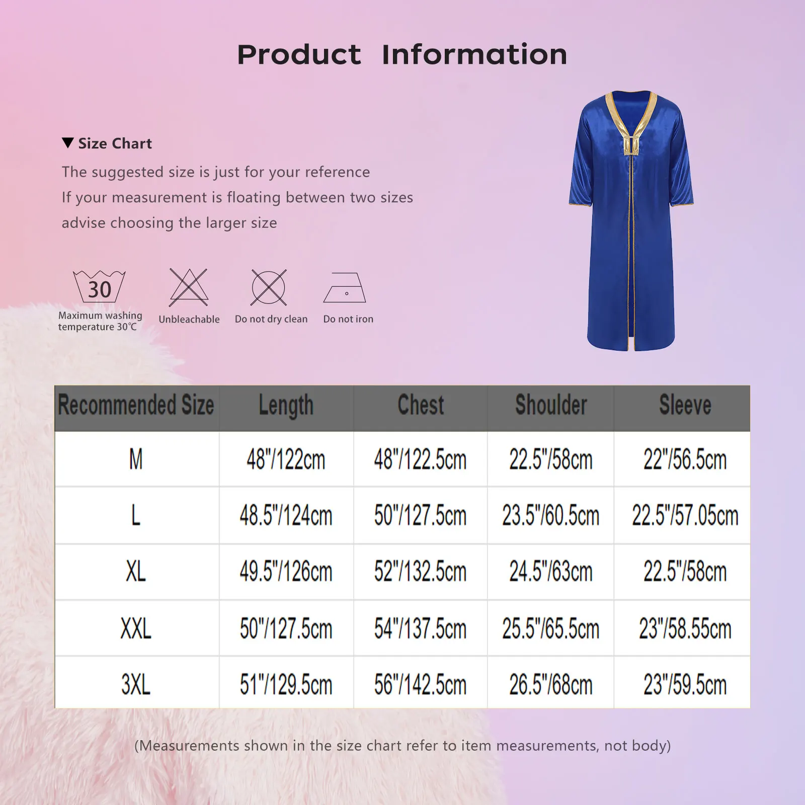 Mens Arab Priest Roleplay Robe Long Sleeve Metallic Shiny Patchwork Gold Trim Retro Arabian Costume for Halloween Padre Cosplay
