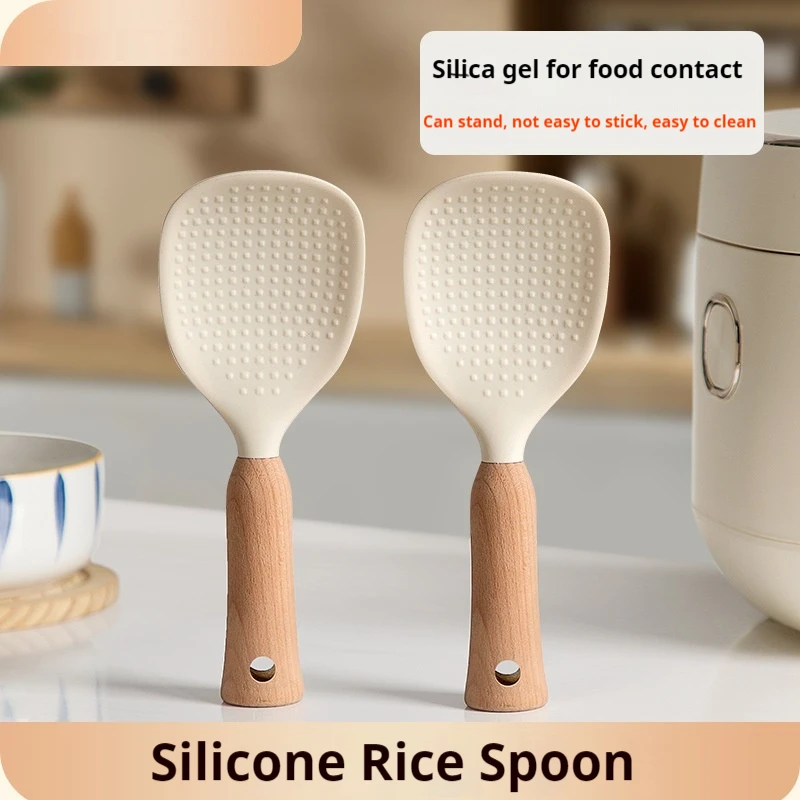 

Non-Stick Silicone Rice Spoon, Premium Shovel, Food Grade, Home Use