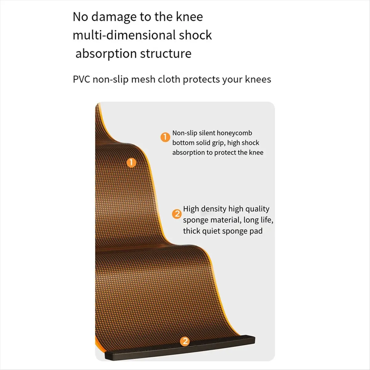Sports Yoga Sliding Mat Sports Fitness Glide Plate Core Exercise Running Skating Leg Training Board Gym Equipment Orange 140cm