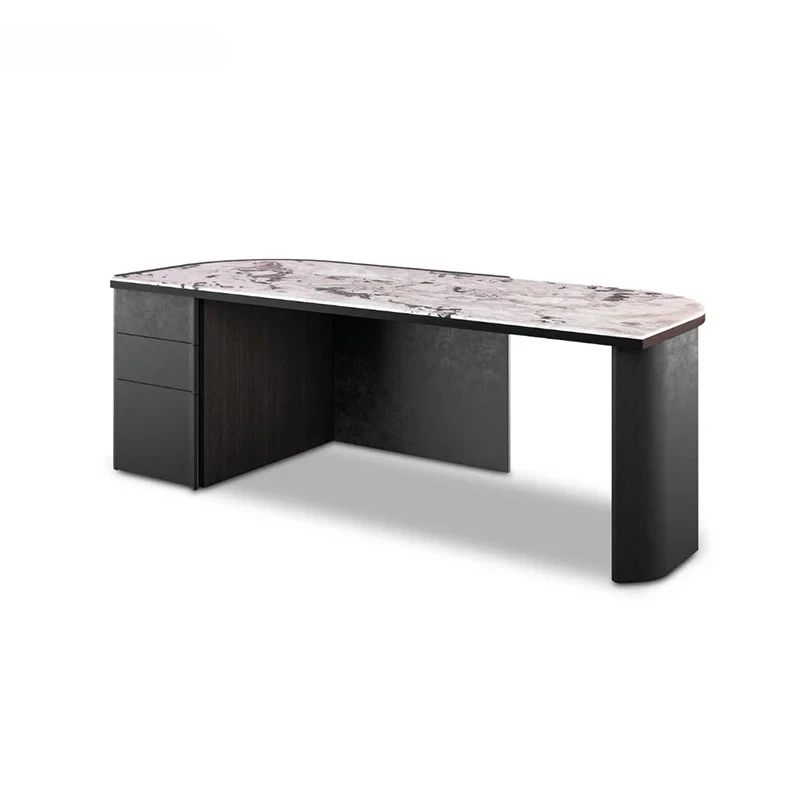 

Italian Luxury Designer Computer Desk Solid Wood Home Study Office Dressing Table Personality Advanced Features