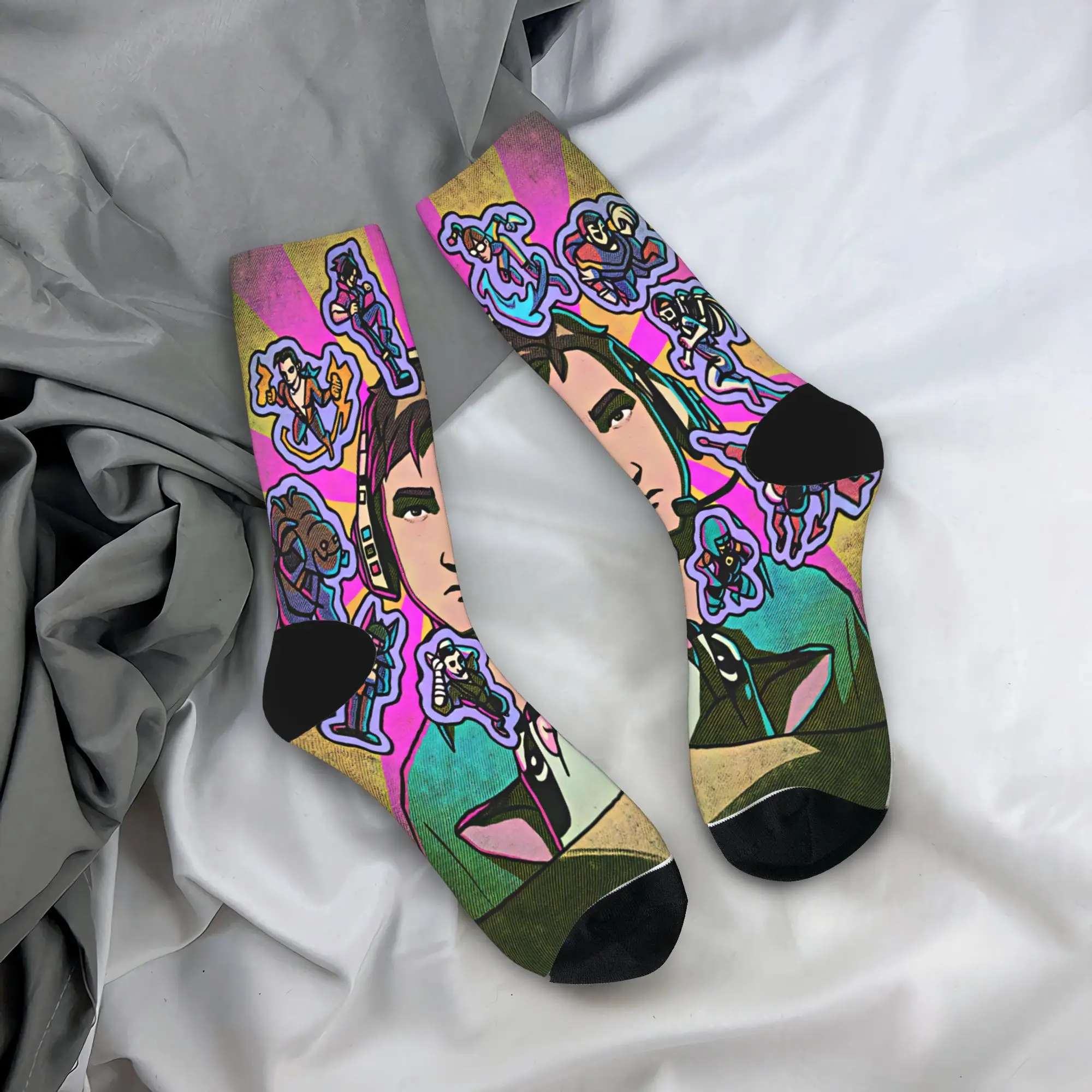 Dispatchs Games Socks Autumn  Stockings Fashion Unisex Men Quality Socks Graphic Running Anti Bacterial Socks