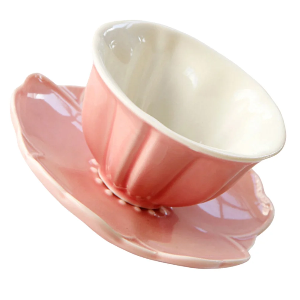 طقم فناجين قهوة وصحون من السيراميك، هدية سفر أنيقة لأي مناسبة، مشروبات باردة ساخنة، كوب حليب الشاي، للاستخدام المنزلي والمكتب #3