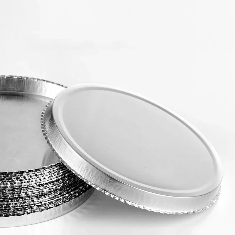 

SAT1 Laboratory Aluminum Foil Weighing Pan Moisture Analyzer Disposable Sample Pan Diameter 50 Pieces/Box 90MM