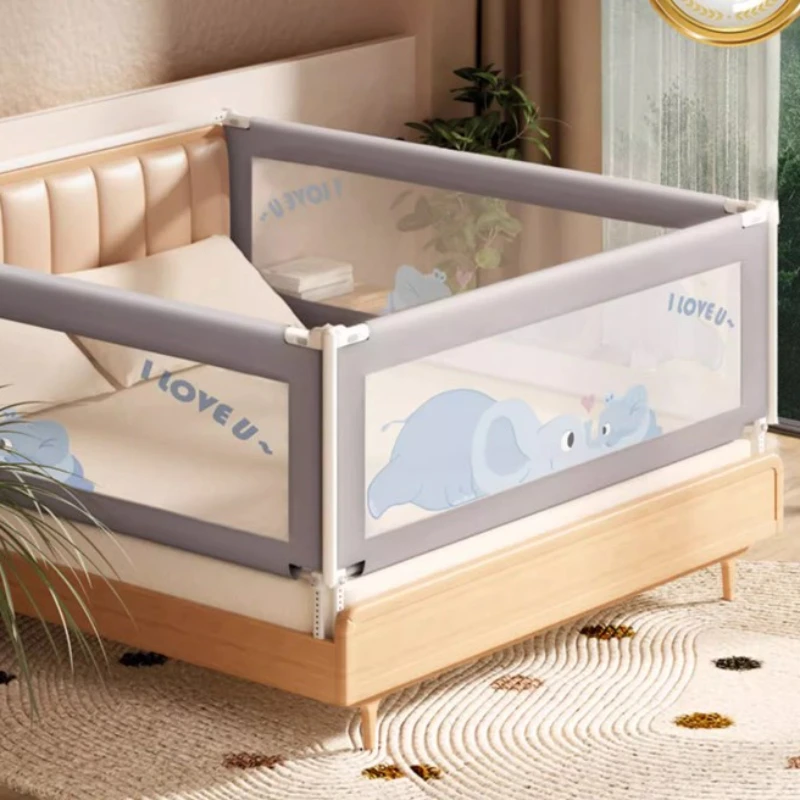 Baby Anti-fall Bed Fence Crib Safety Guardrail Children's Anti-falling Bed Lifting Bed Guardrail Baby Crib Bumper Bedding Sets