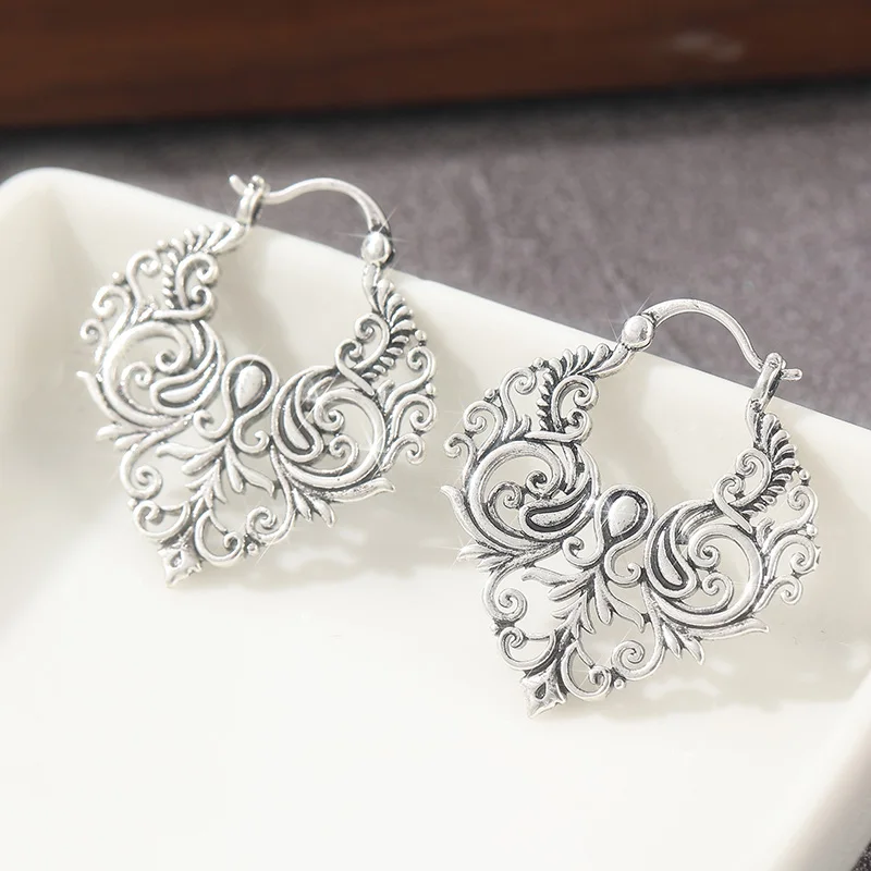 خمر البوهيمي متناظرة القرط مجوهرات القرط للنساء الكمال مجوهرات عيد الميلاد هدايا الذكرى السنوية لأحبائك #5