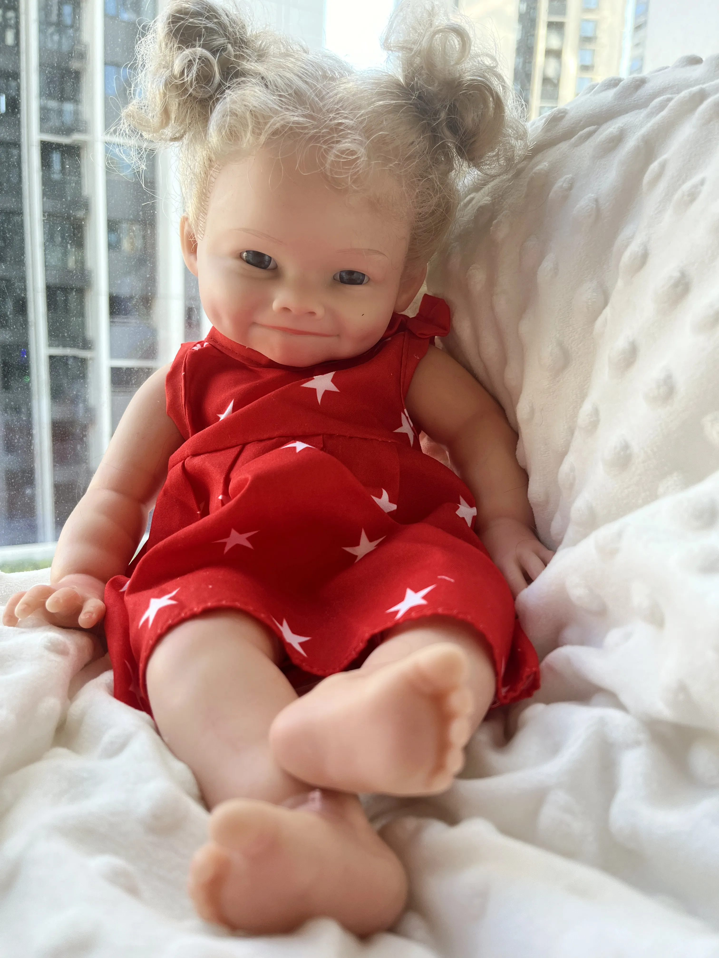 16 بوصة 40 سنتيمتر كامل الجسم سيليكون تولد من جديد دمية تولد من جديد الفتيات الأطفال واقعية لينة رايا للأطفال هدية